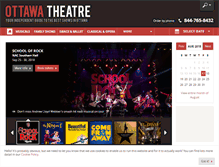 Tablet Screenshot of ottawa-theatre.com